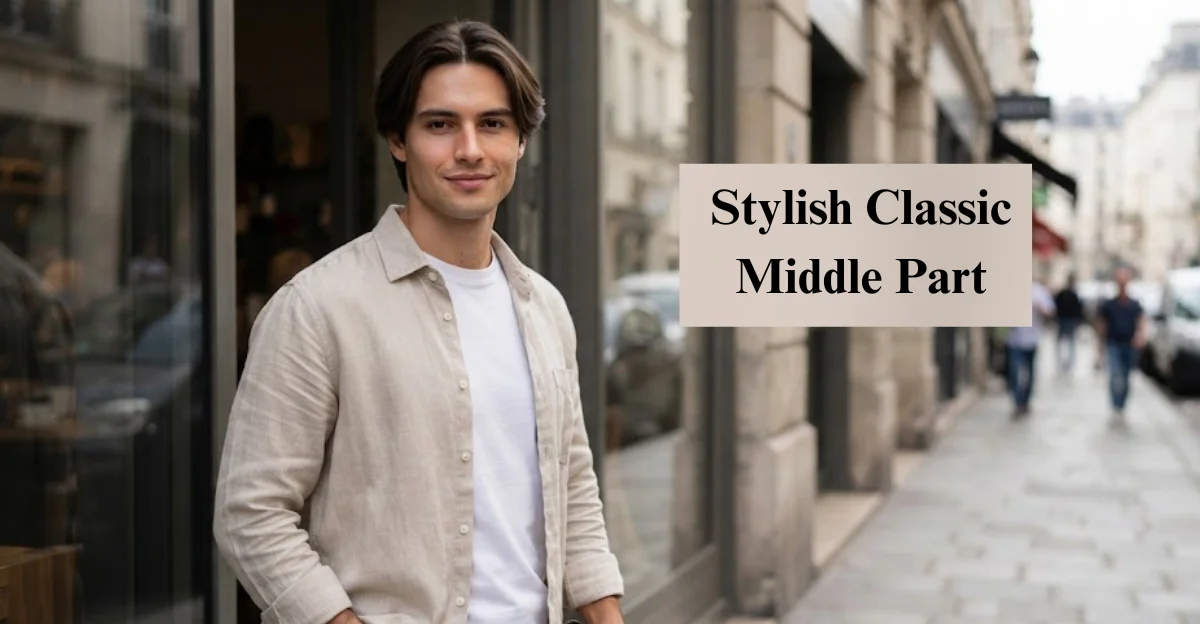 Stylish Classic Middle Part