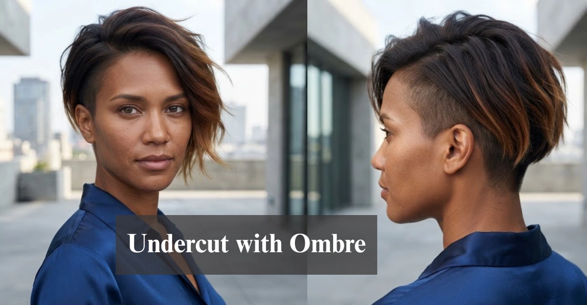Undercut with Ombre