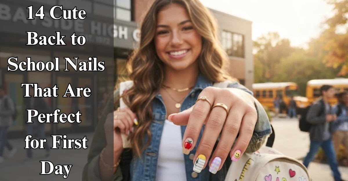 14 Cute Back-to-School Nails That Are Perfect for First Day