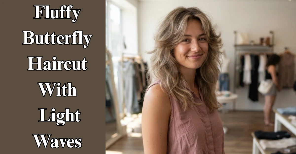 Fluffy Butterfly Haircut With Light Waves
