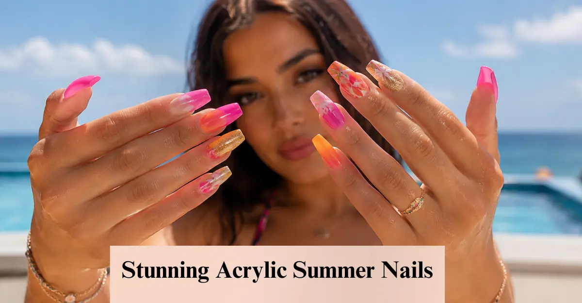 16 Stunning Acrylic Summer Nails That Are Trending in 2026