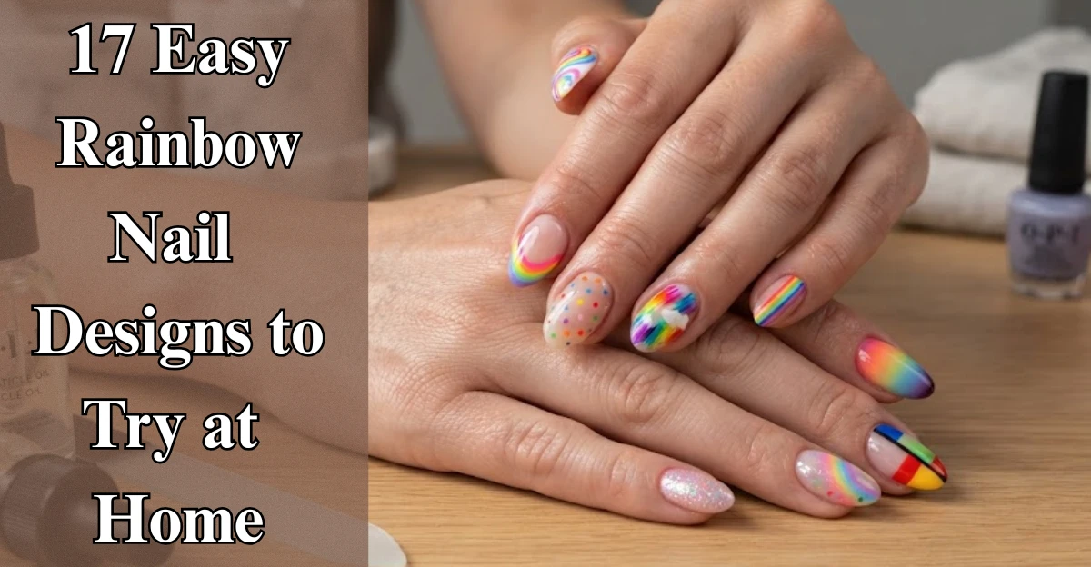 17 Easy Rainbow Nail Designs to Try at Home