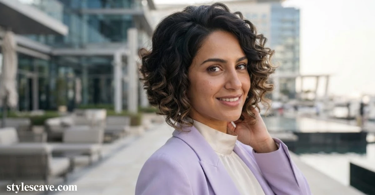  Stacked Curly Bob