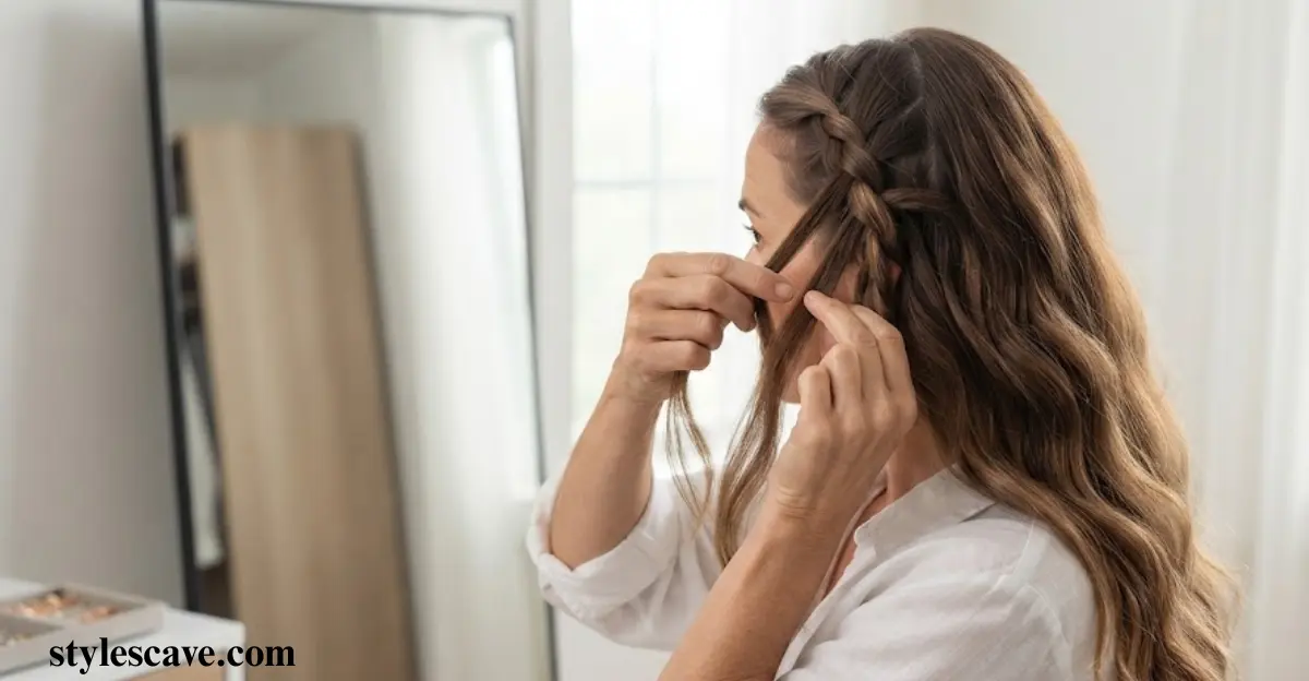 Start the Dutch Braid
