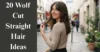 20 Wolf Cut Straight Hair Ideas - Post Thumbnail