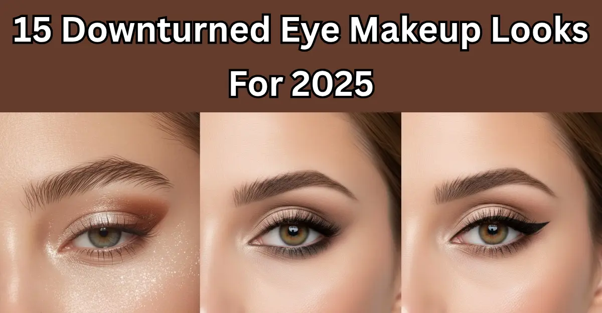 15 Downturned Eye Makeup Looks For 2025