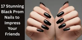 17 Stunning Black Prom Nails to Impress Your Friends