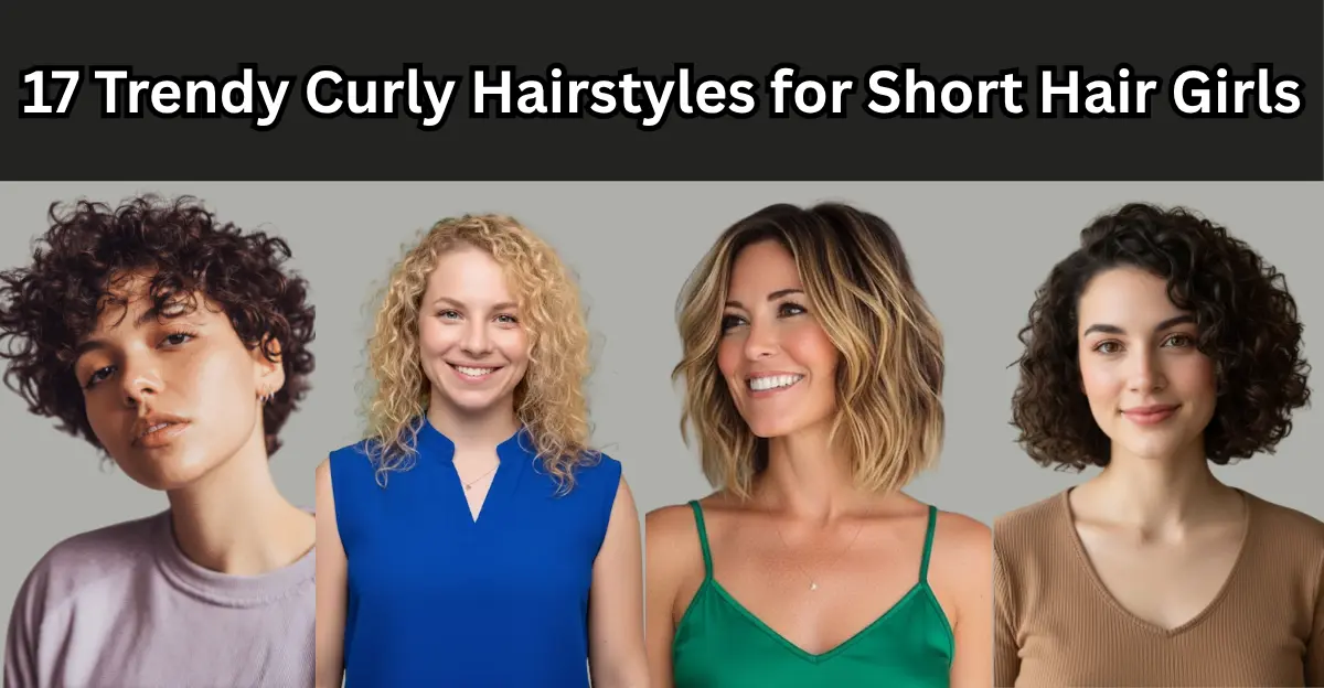 17 Trendy Curly Hairstyles for Short Hair Girls