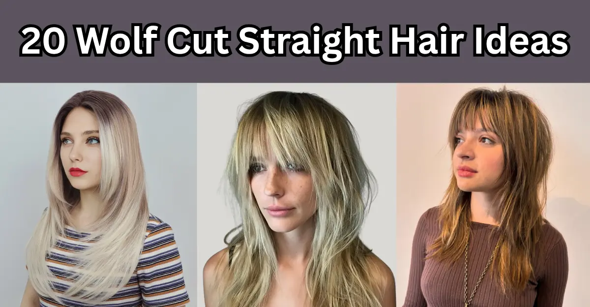 20 Wolf Cut Straight Hair Ideas
