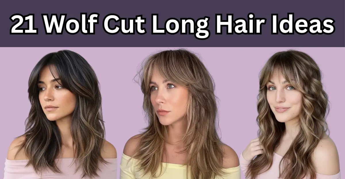 21 Wolf Cut Long Hair Ideas