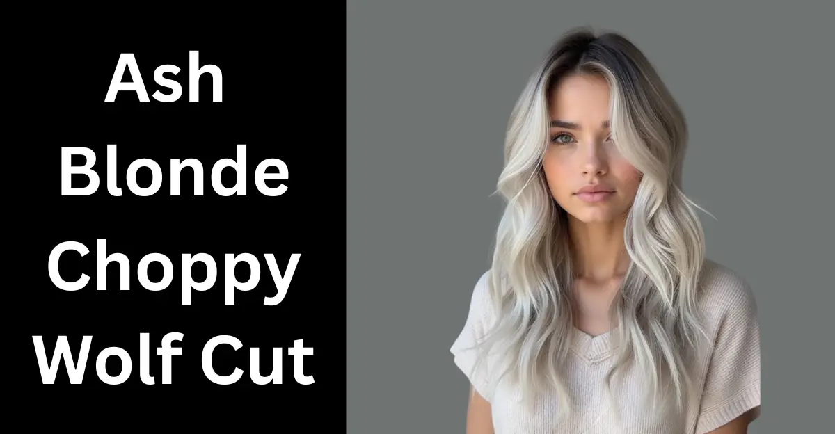 Ash Blonde Choppy Wolf Cut