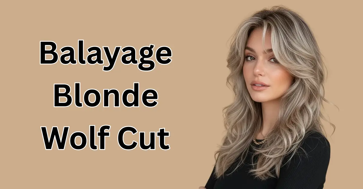 Balayage Blonde Wolf Cut