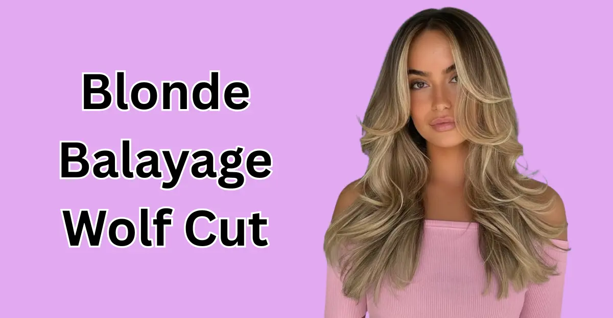 Blonde Balayage Wolf Cut