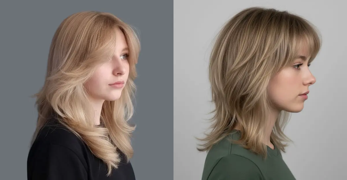 Blonde Wolf Cut