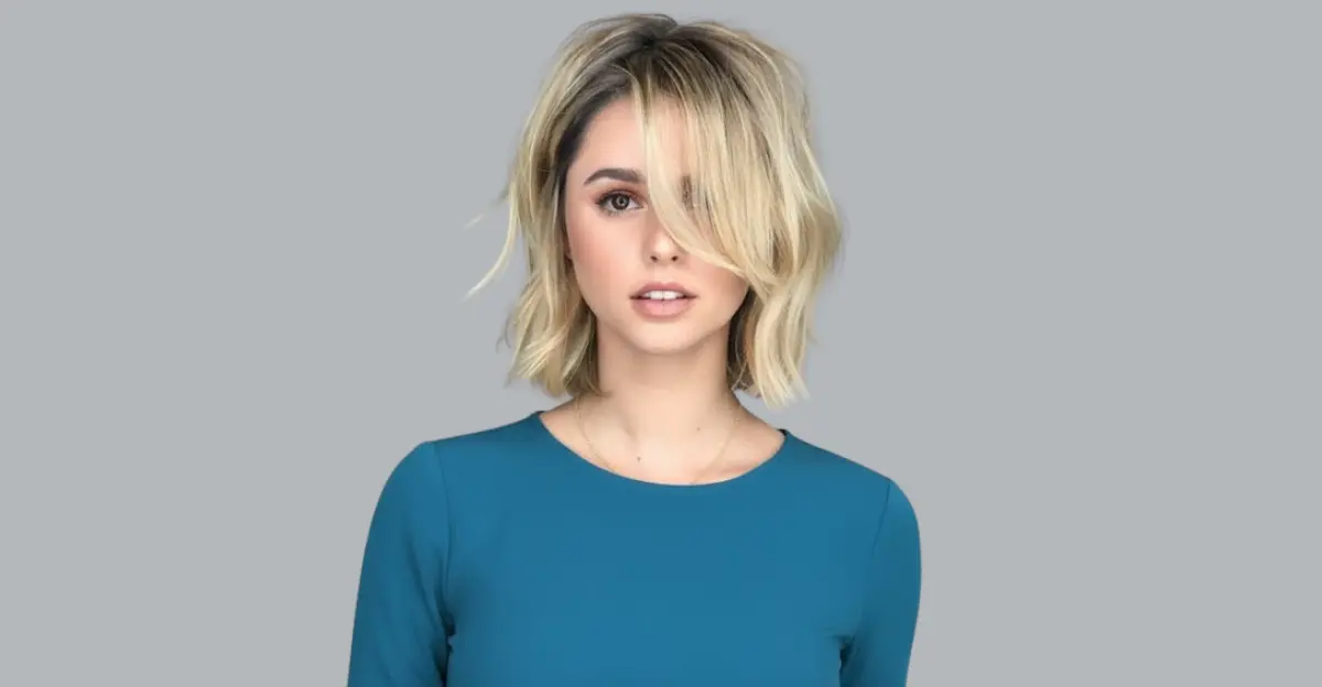 Choppy Bob with Long Side Bangs