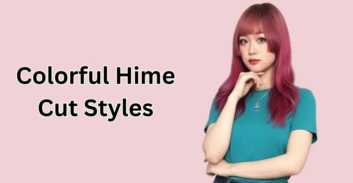 Colorful Hime Cut Styles