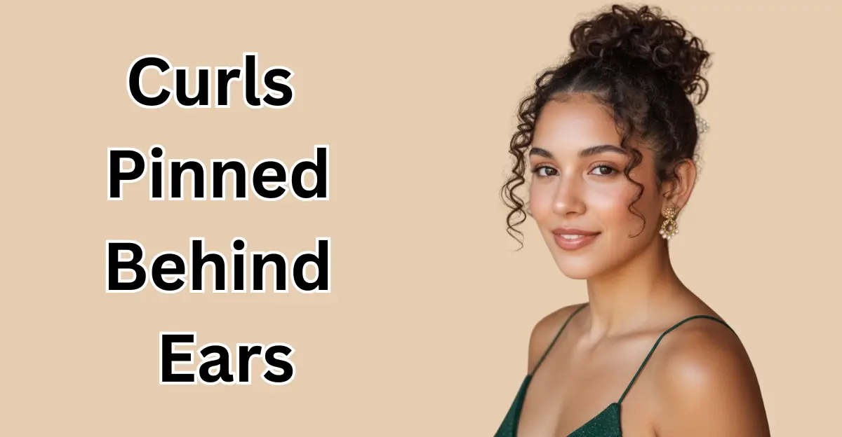 Curls Pinned Behind Ears