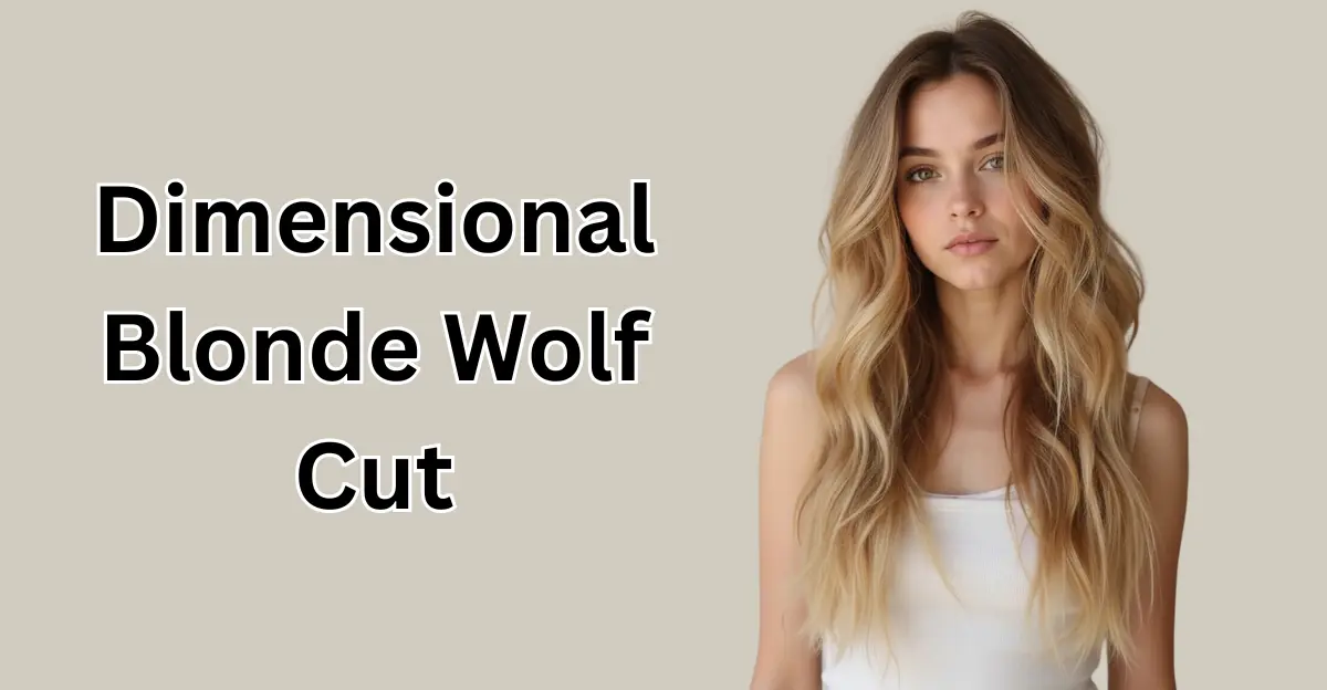 Dimensional Blonde Wolf Cut