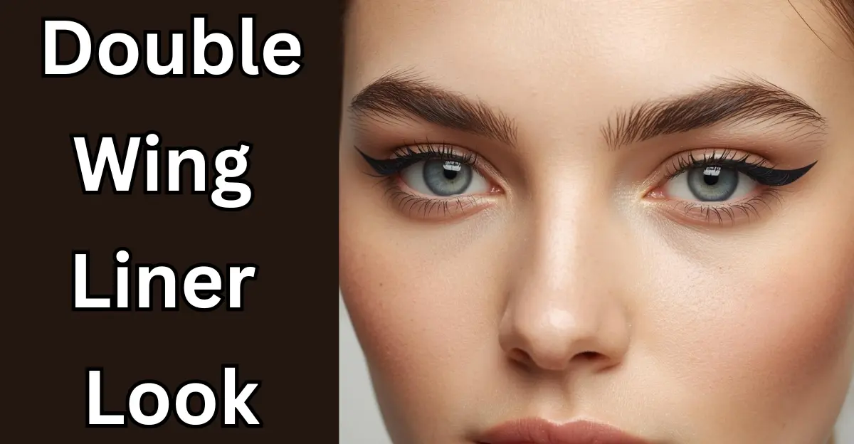 Double Wing Liner Look