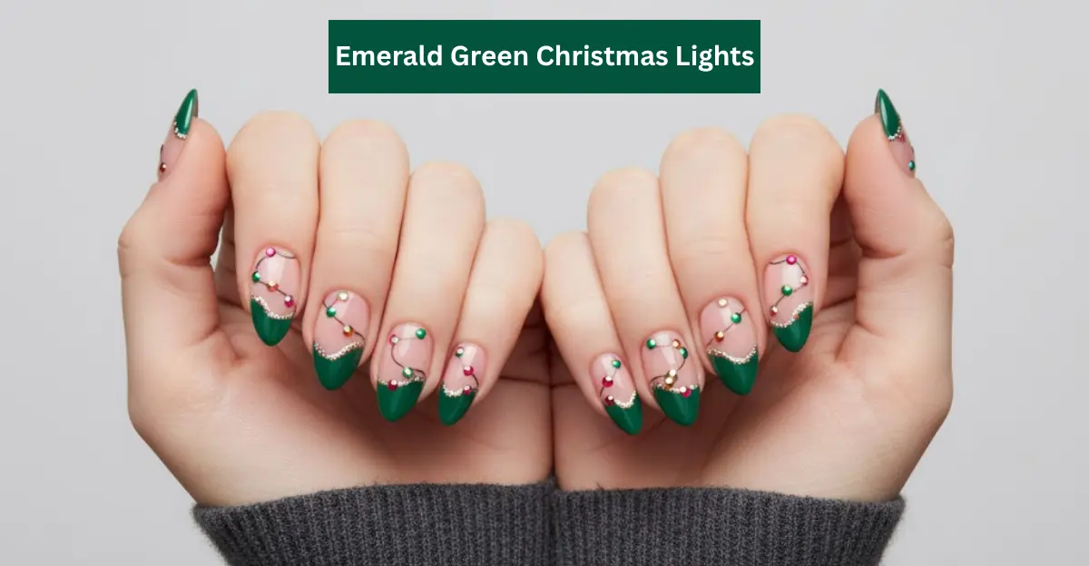 Emerald Green Christmas Lights