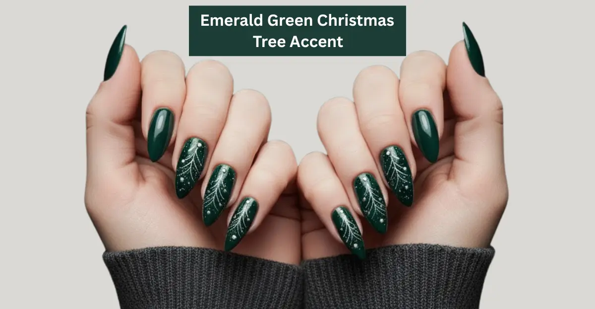 Emerald Green Christmas Tree Accent