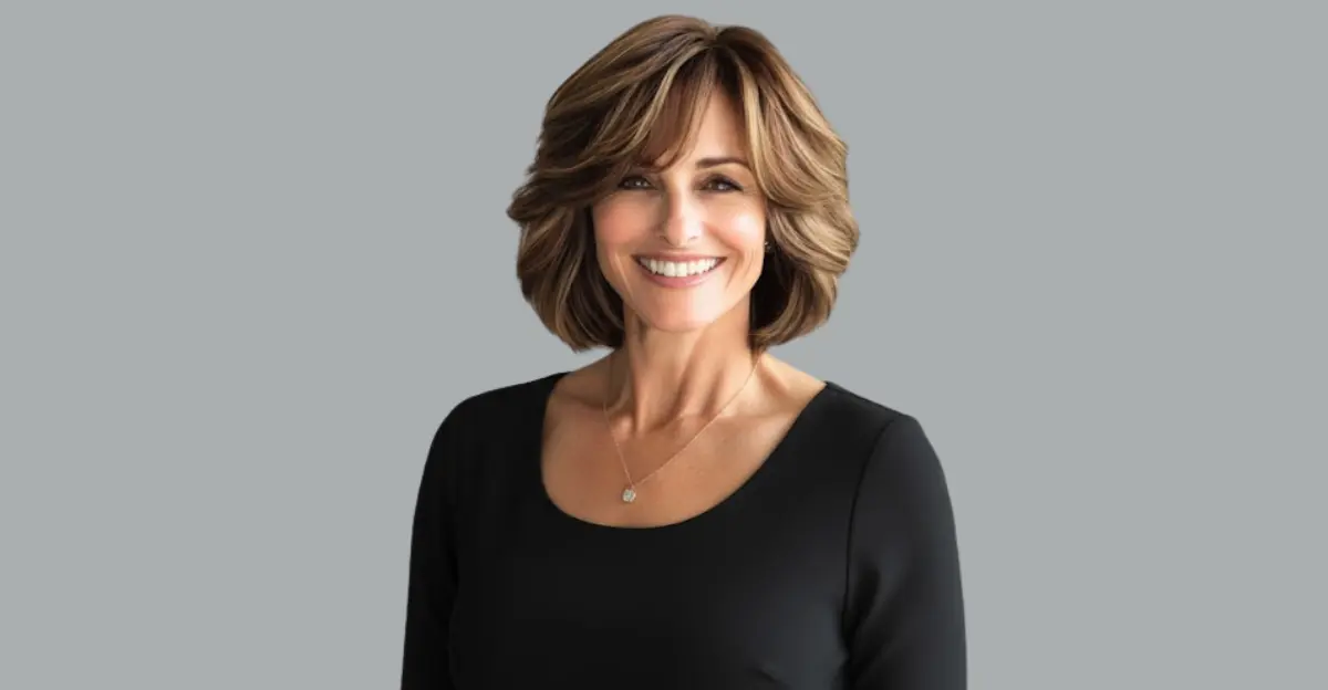 Feathered Bob with Side Bangs