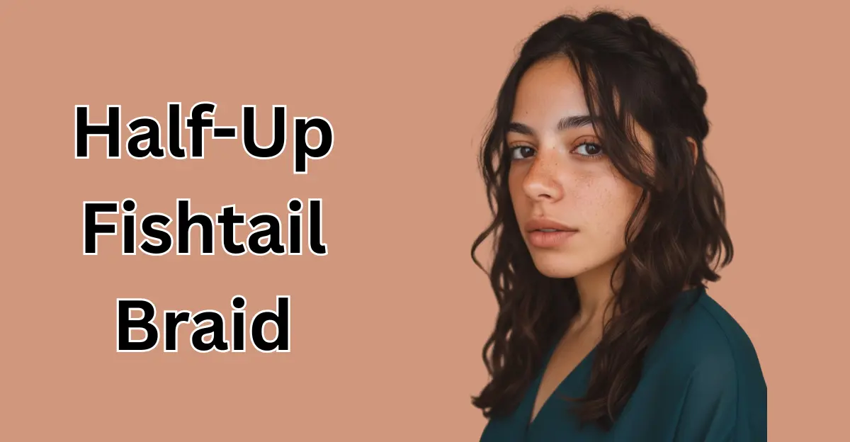 Half-Up Fishtail Braid