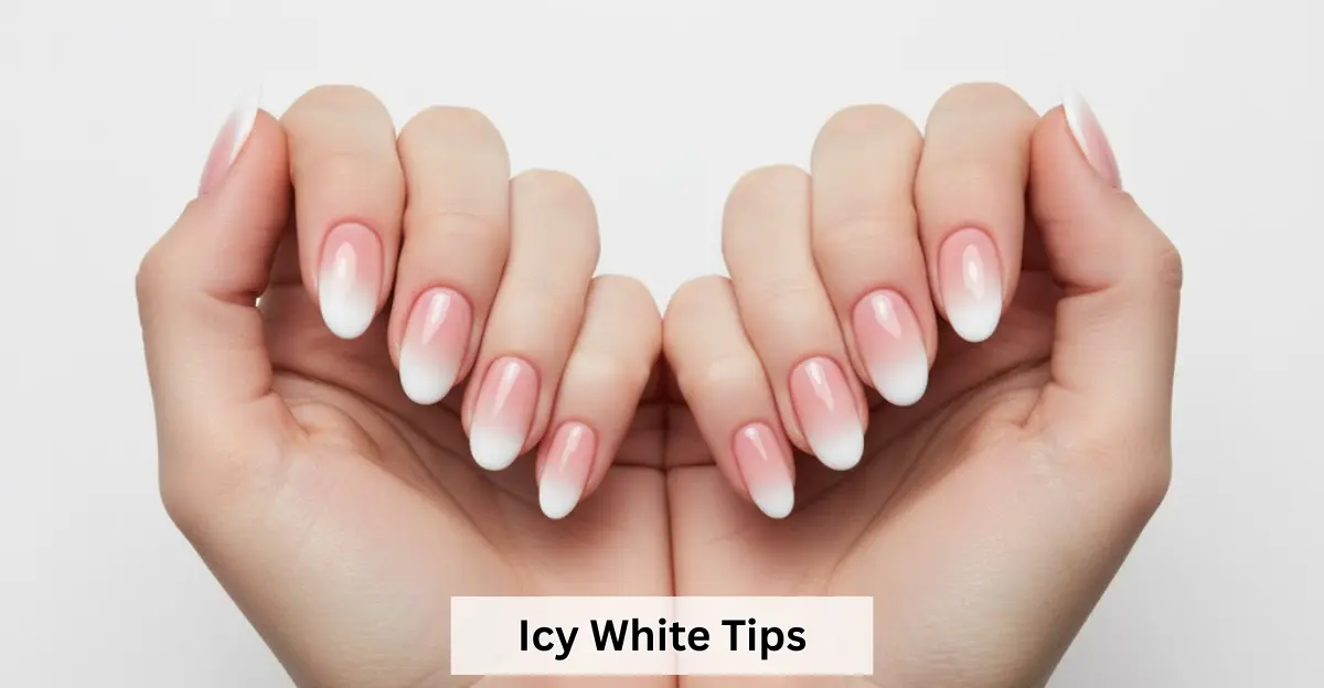 Icy White Tips: