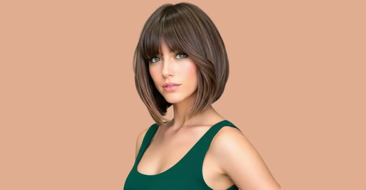 Inverted Bob with Side Bangs