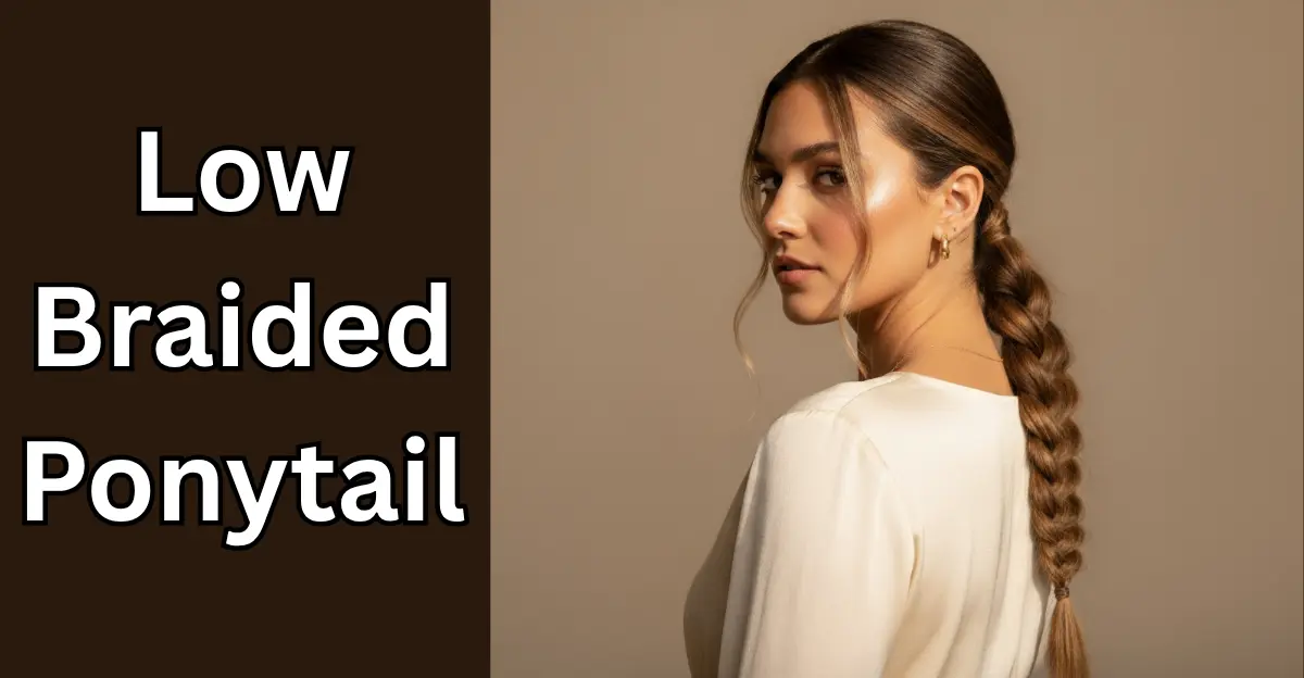Low Braided Ponytail