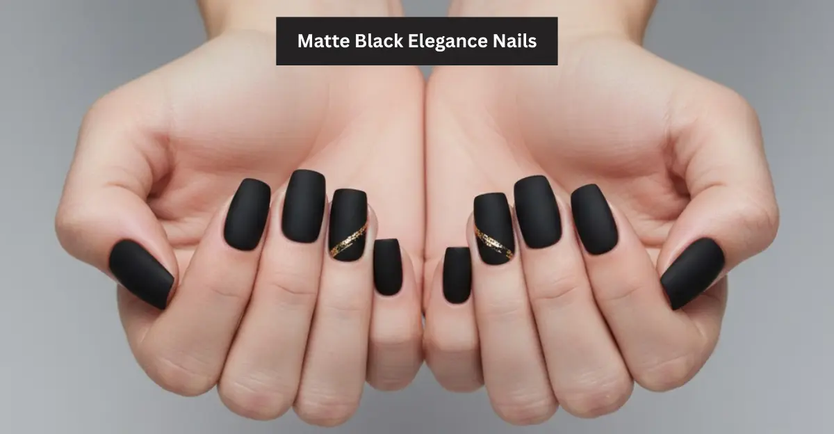 Matte Black Elegance