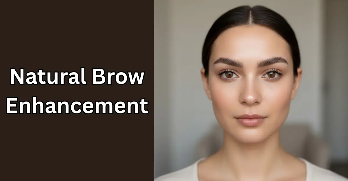 Natural Brow Enhancement Makeup