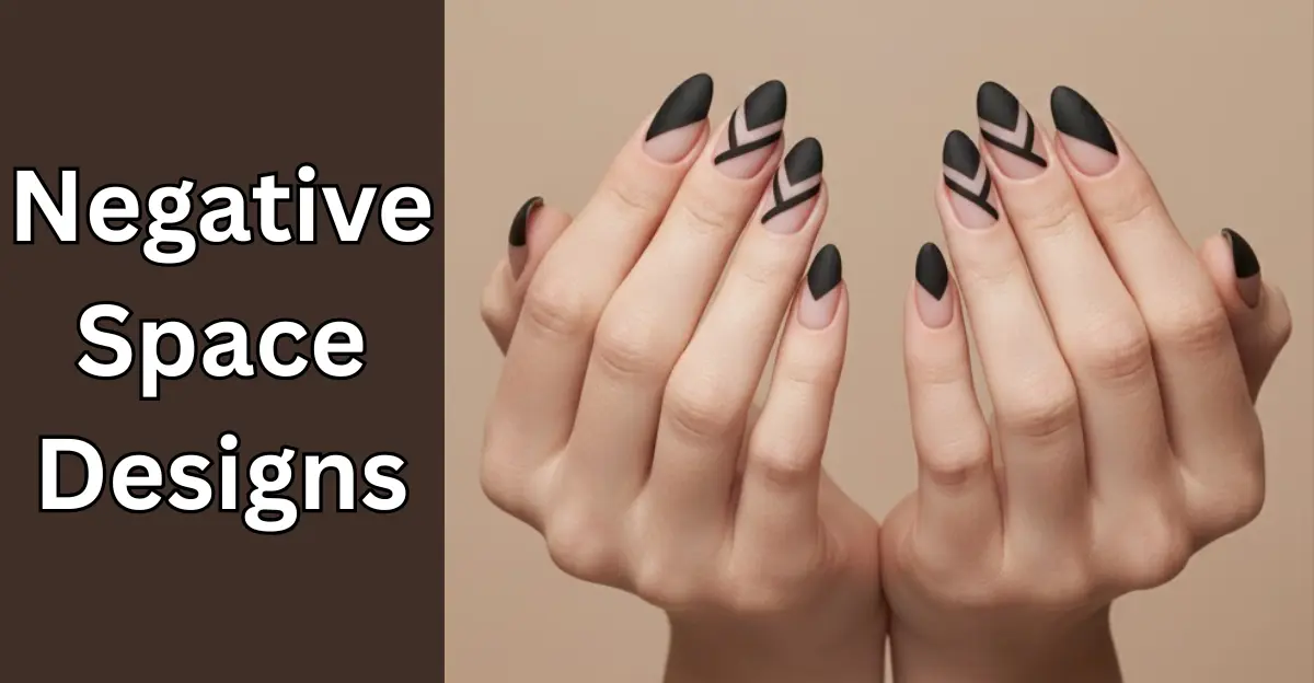 Negative Space Designs (Summer Nail)