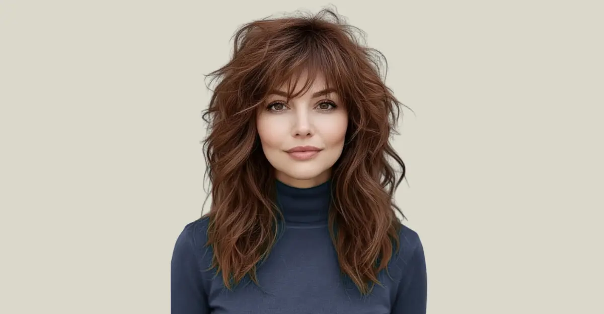 Pixie Wolf Cut with Layered Bangs