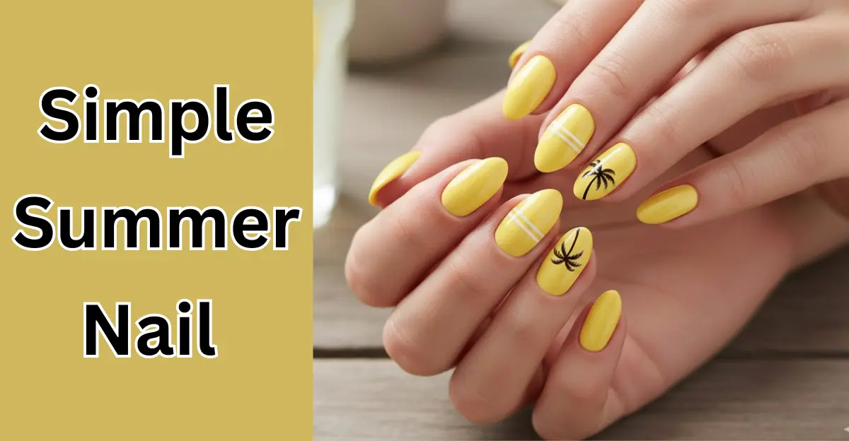 Simple Summer Nail