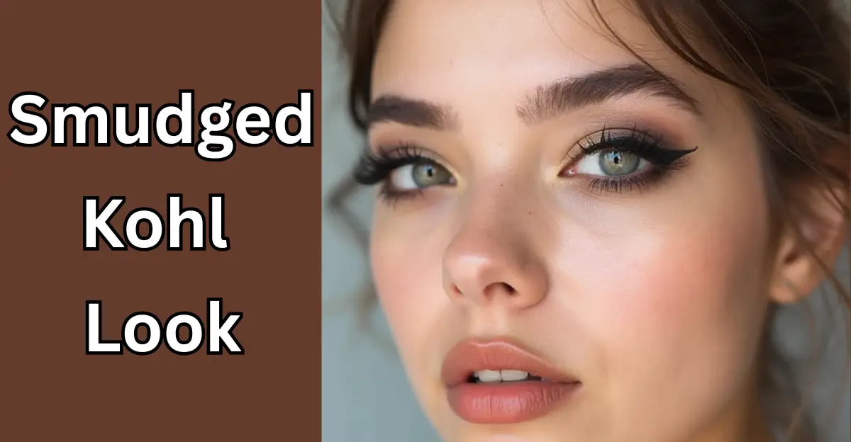 Smudged Kohl Look