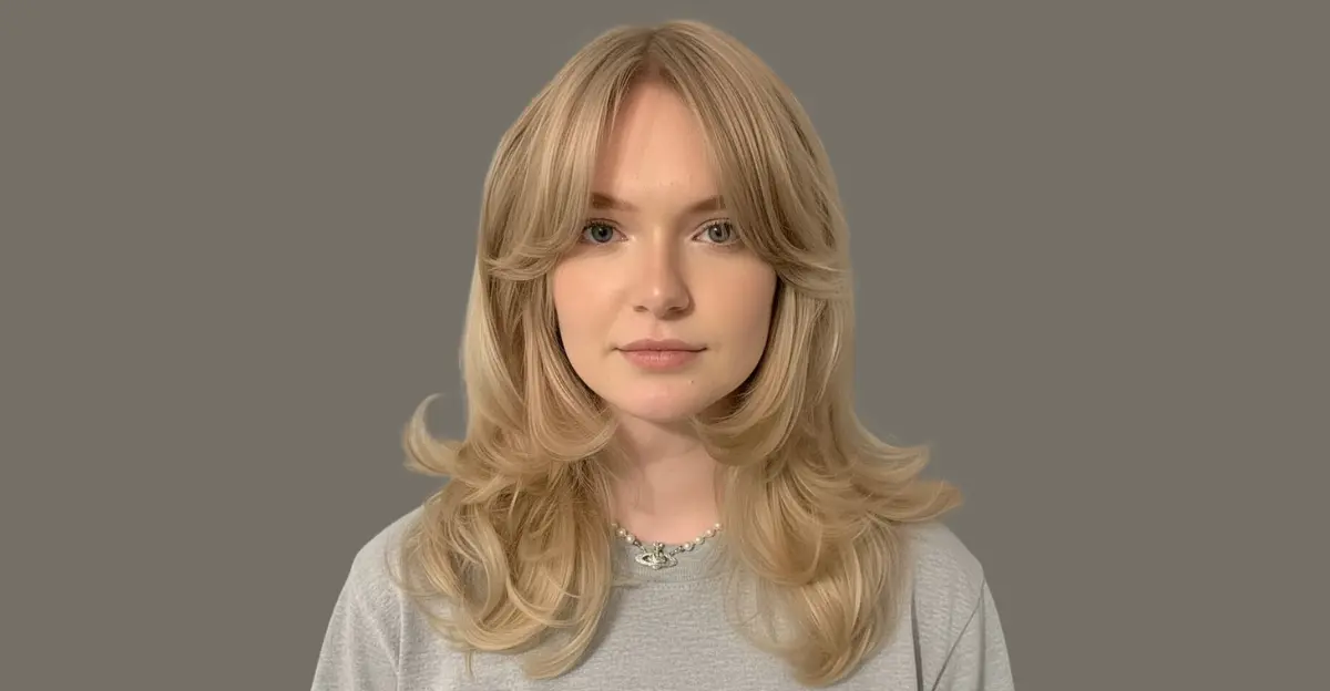 Soft Wolf Cut with Feathered Bangs