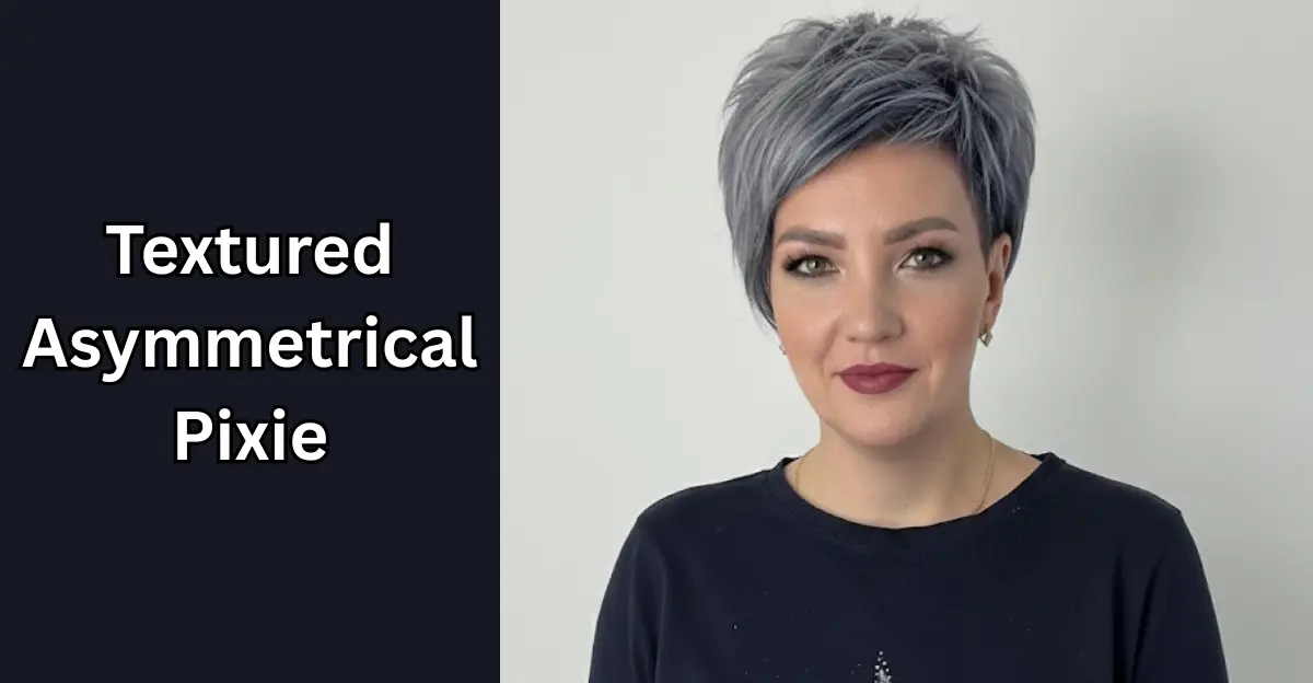 Textured Asymmetrical Pixie: