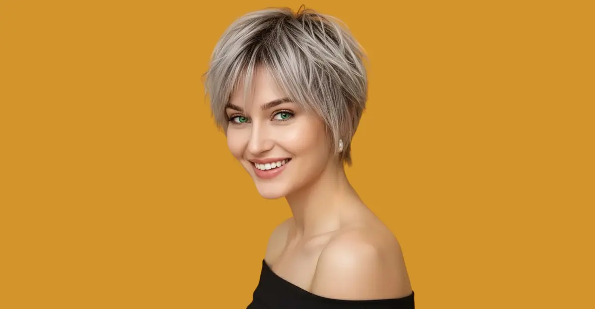 Textured Wolf Cut with Layered Bangs