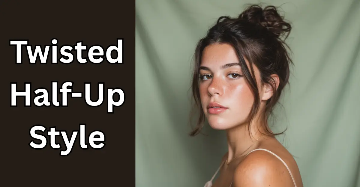 Twisted Half-Up Style