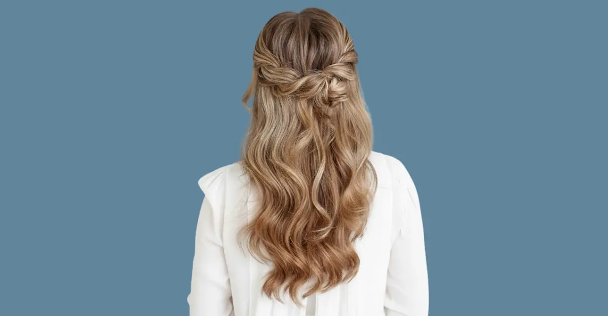 Twisted Half-Up Style