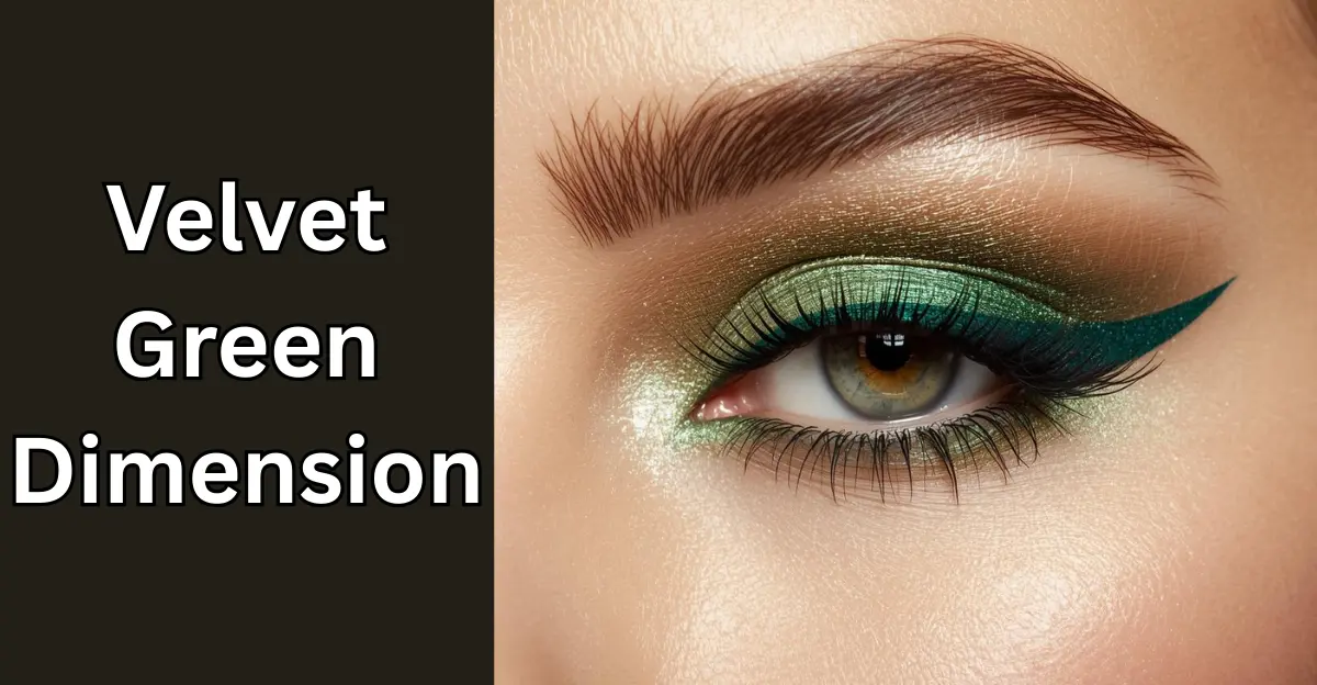 Velvet Green Dimension (Green Eye Makeup)