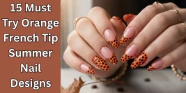 15 Must-Try Orange French Tip Summer Nail Designs