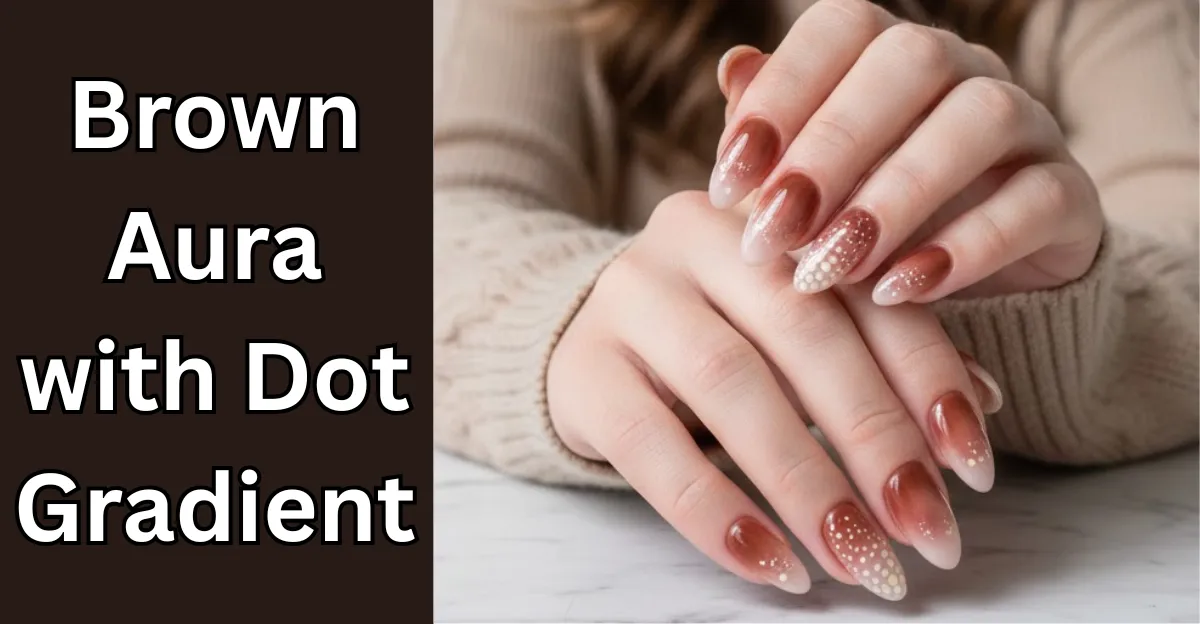 Brown Aura with Dot Gradient