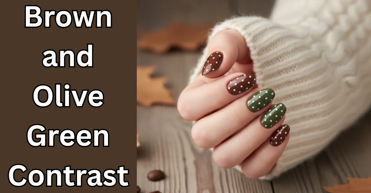 Brown and Olive Green Contrast