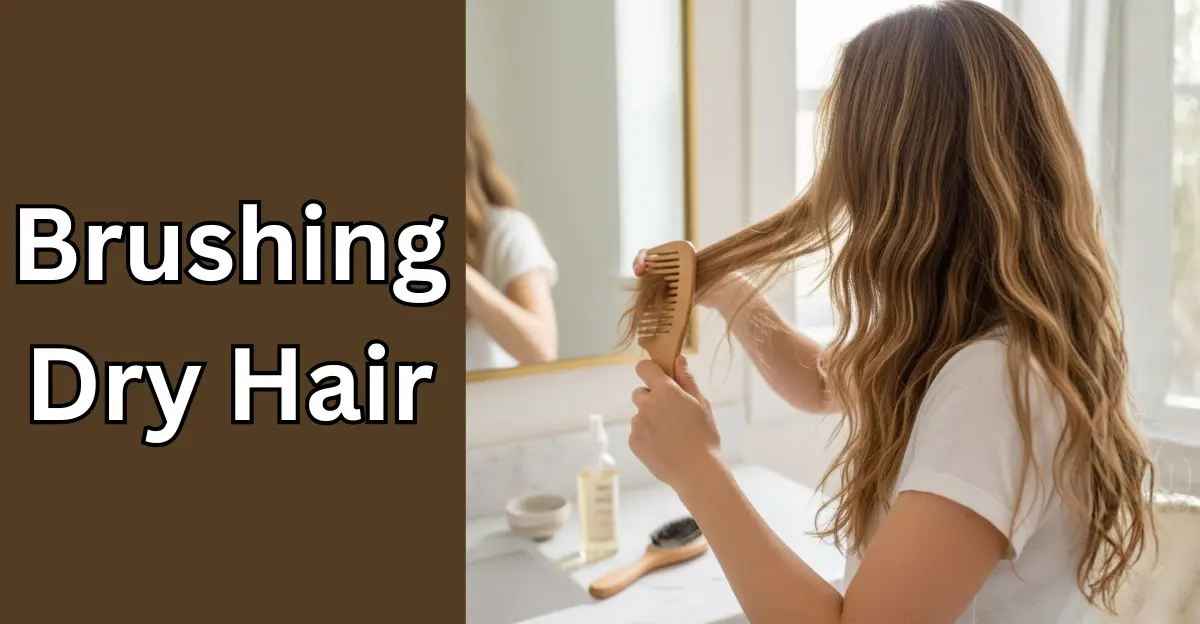 Brushing Dry Hair