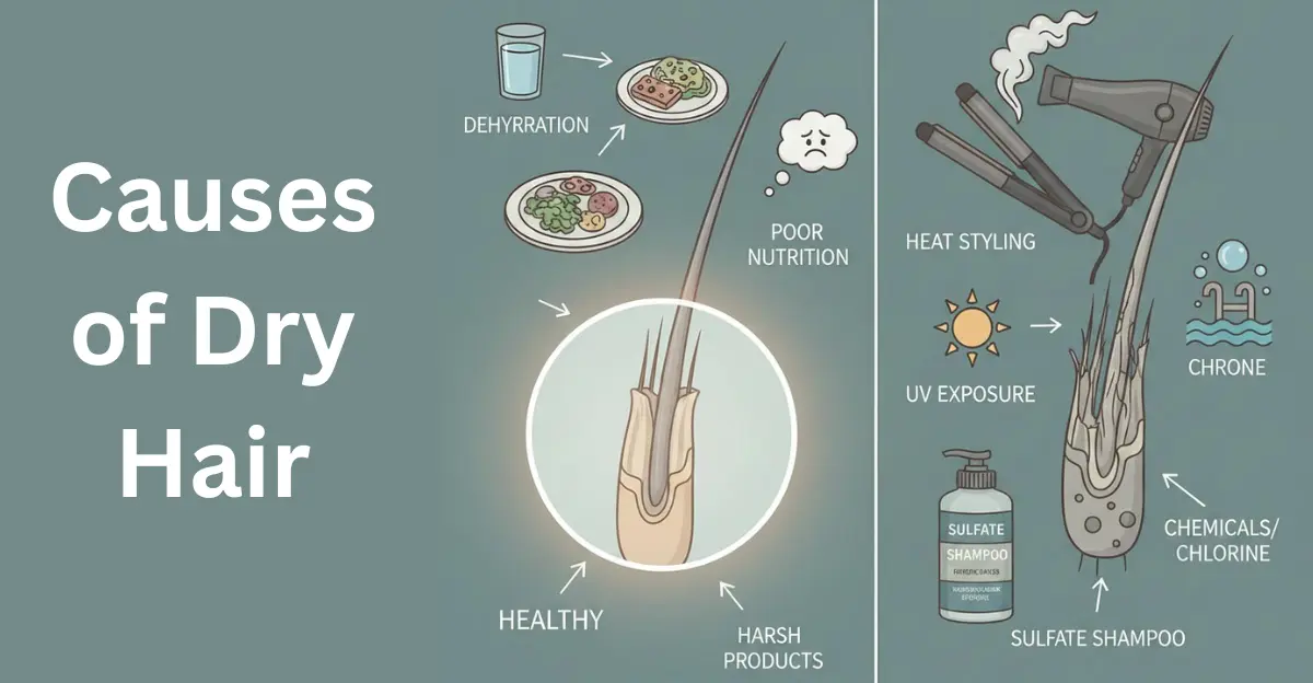 Causes of Dry Hair