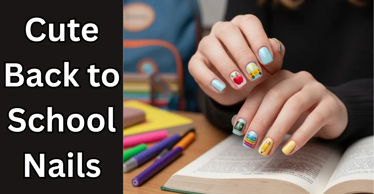 Cute Back to School Nails
