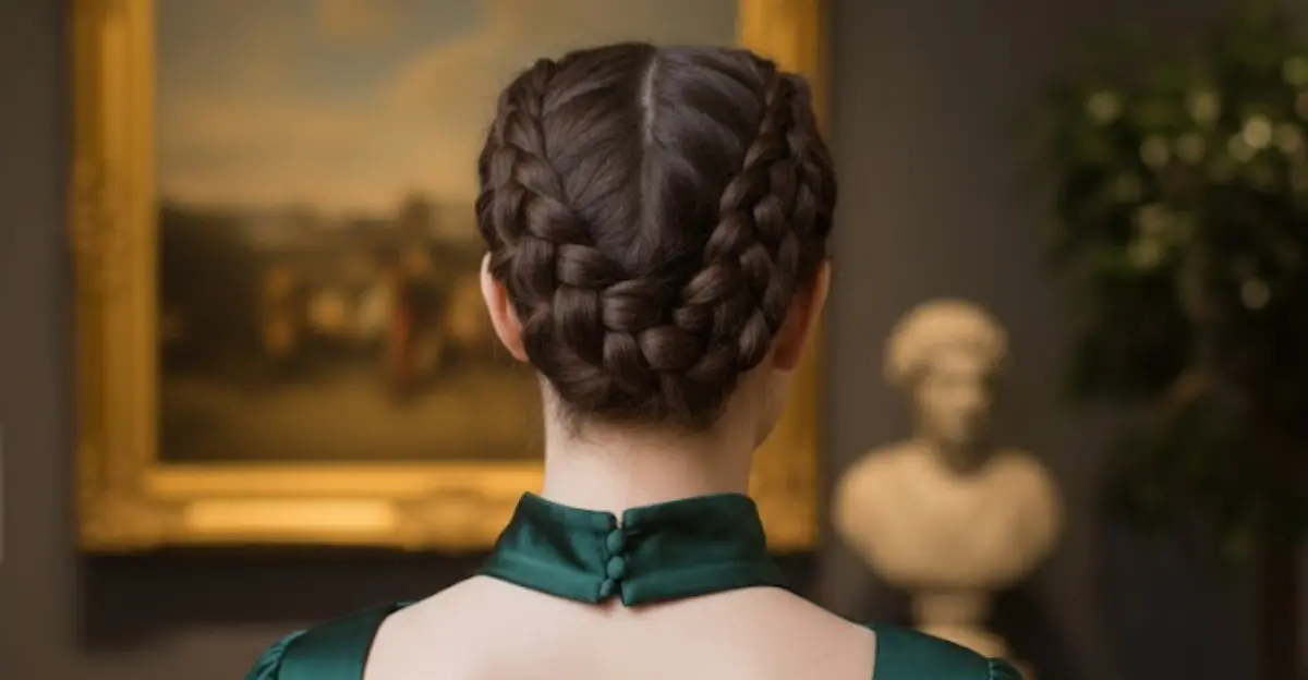 Double Dutch Braid Updo