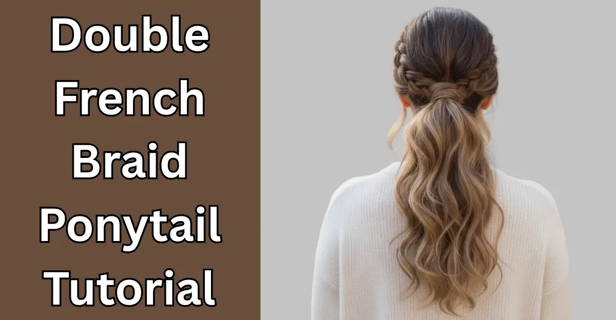 Double French Braid Ponytail Tutorial